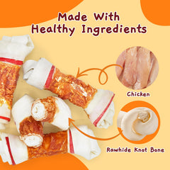Jungle Calling large-dog chew rawhide bone – sturdy construction for extended play.