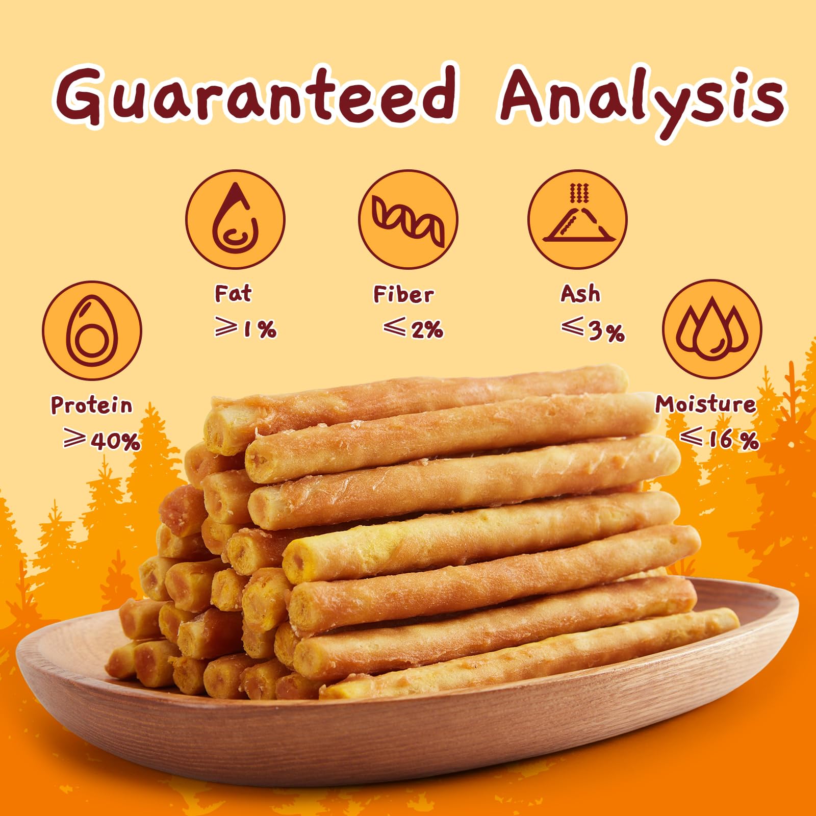 Jungle Calling nutritious supplement chew visual conveys energy-friendly treat.