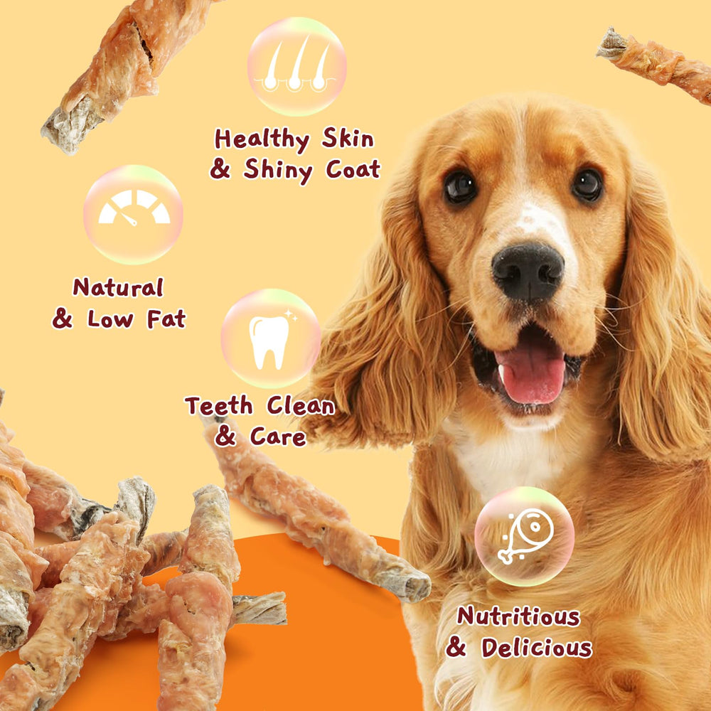 Jungle Calling Protein-Rich Dog Chew close view ideal for training rewards