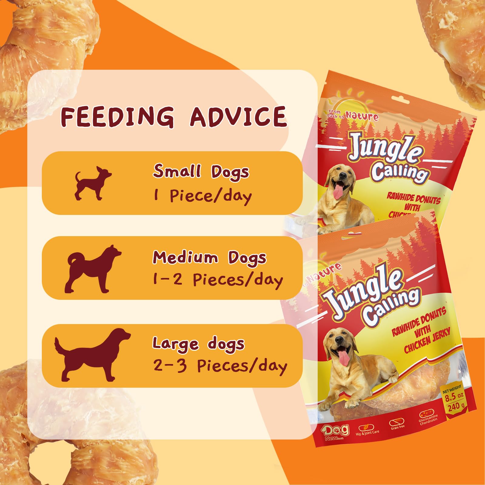 Jungle Calling sealed packaging preserves freshness after opening