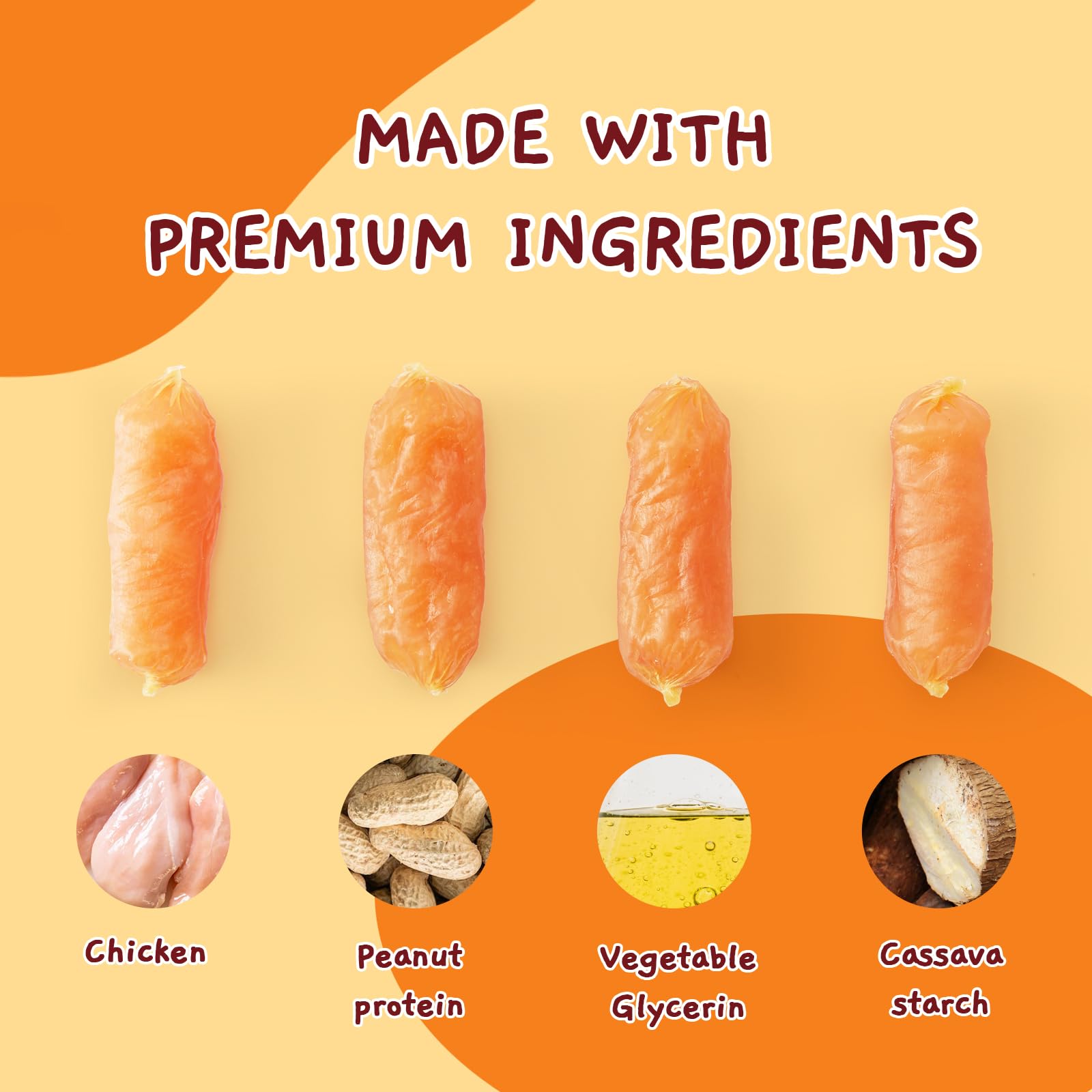 Jungle Calling bite-sized sausages ideal for quick rewards.