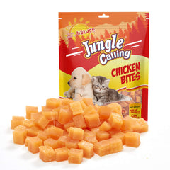 Jungle Calling soft chicken treats pack ideal for training rewards for dogs and cats
