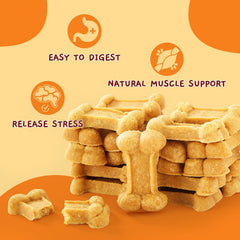 Jungle Calling soft-dog-treat-senior-dog highlighted for tooth-friendly snacking.