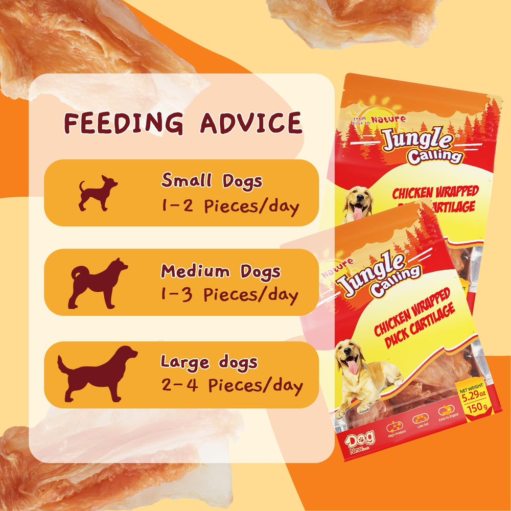 Jungle Calling teeth-cleaning chews showcased for fresh breath.