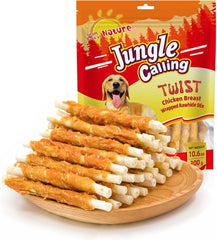 Jungle Calling three-pack packaging view highlights convenient, portable treats
