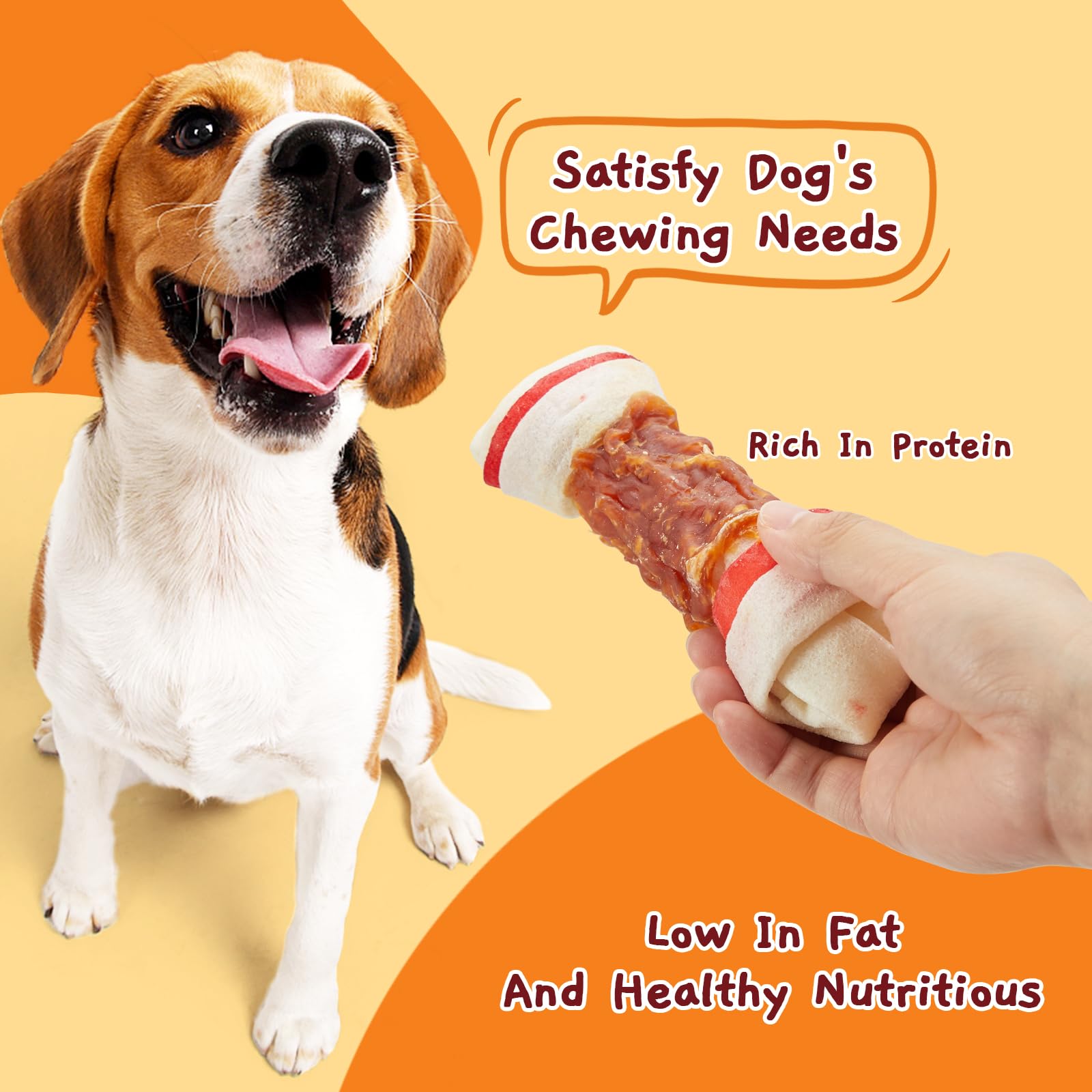 Jungle Calling training-friendly chew supports positive chewing habits.
