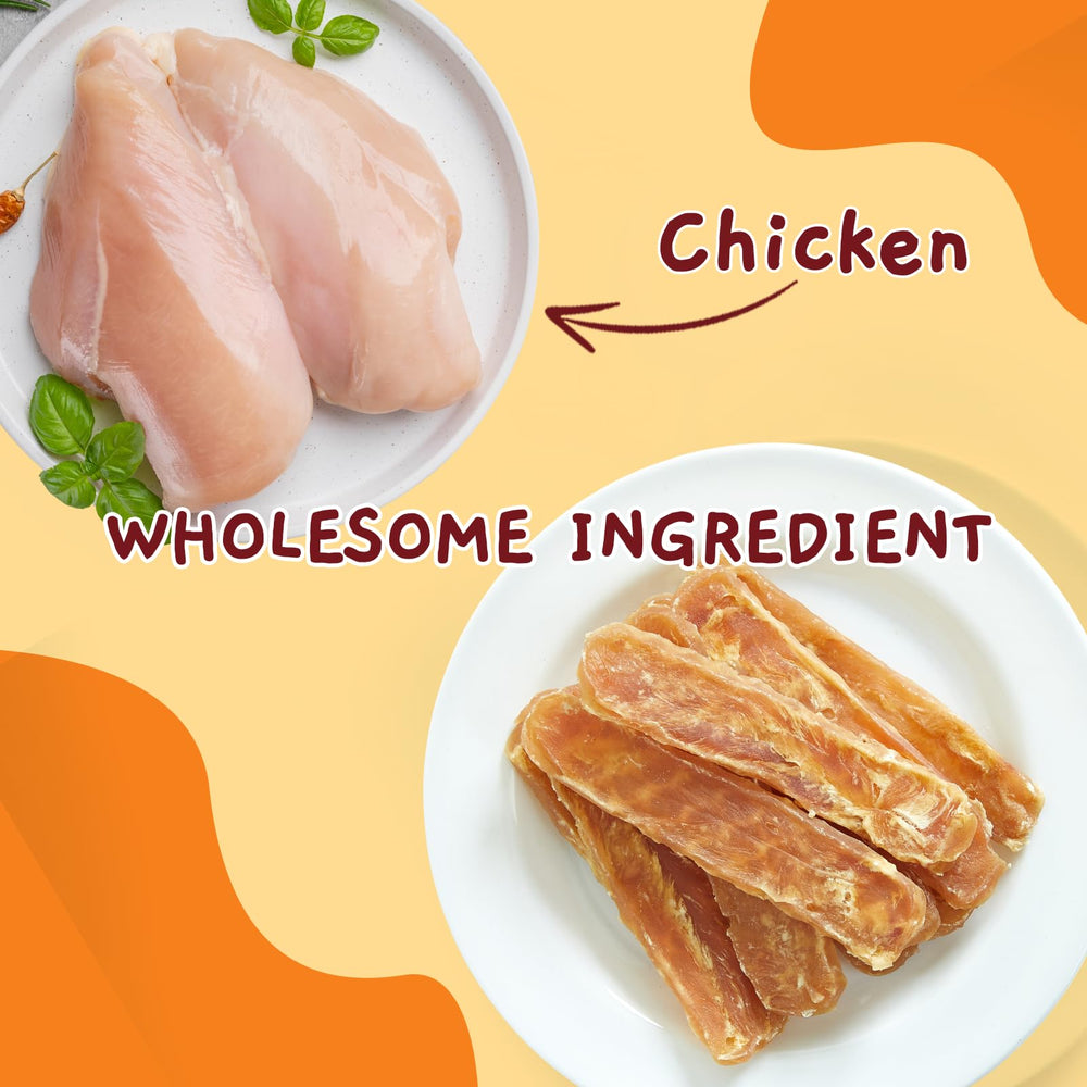 Training rewards: Jungle Calling chicken jerky treats for dogs