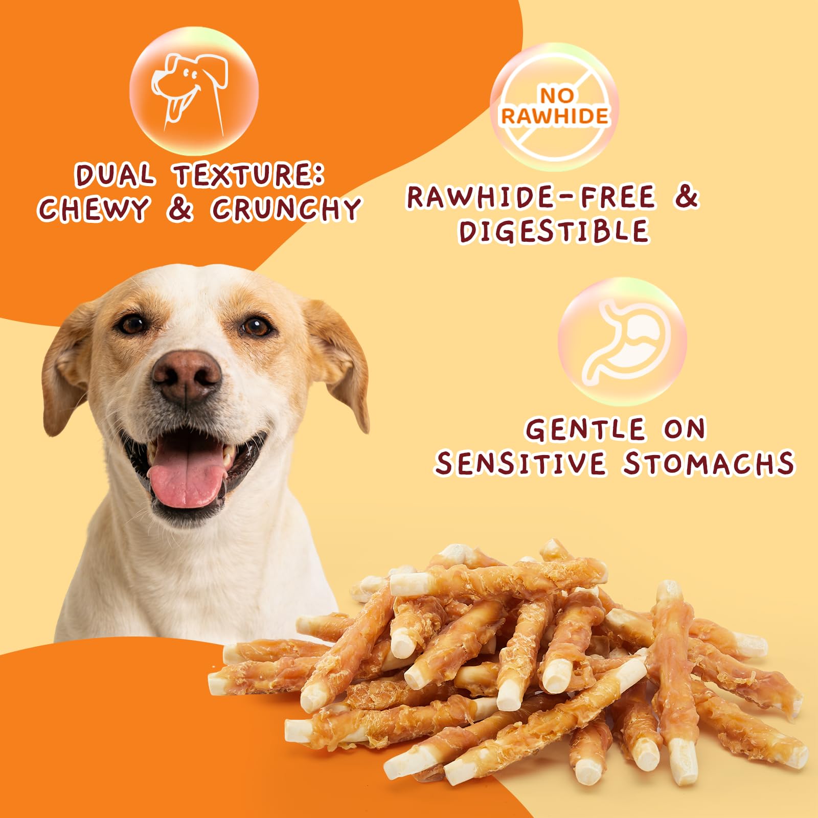 Jungle Calling treats in resealable bag – keeps flavor fresh for on-the-go training