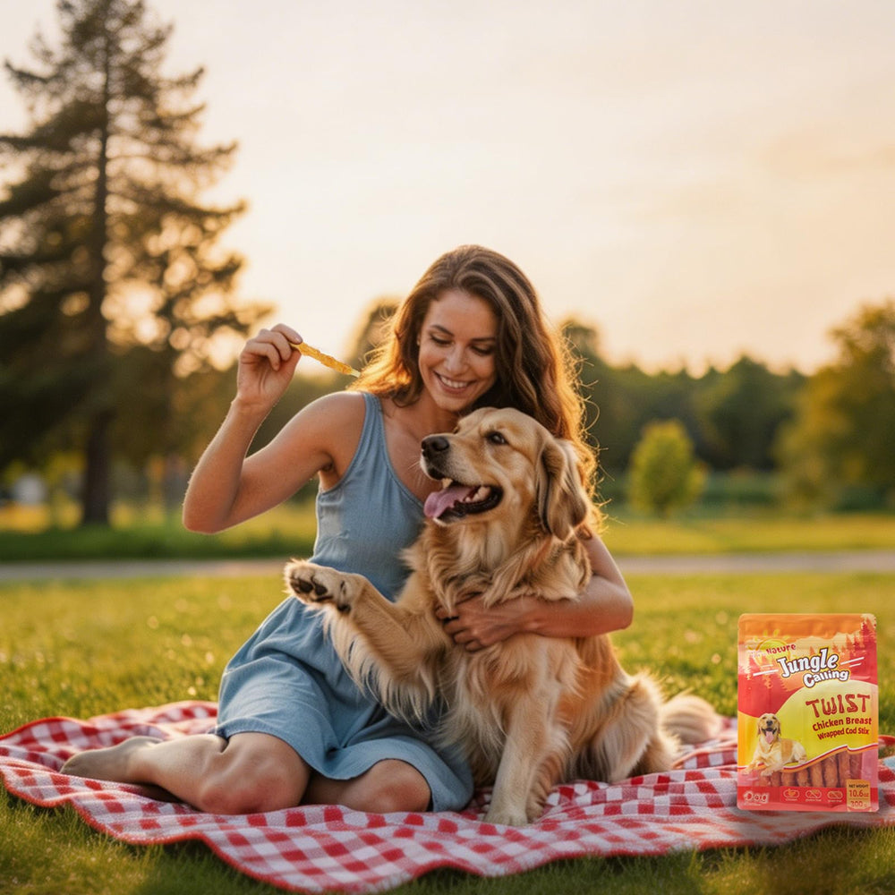 Jungle Calling 4.5-inch chew sticks for easy handling