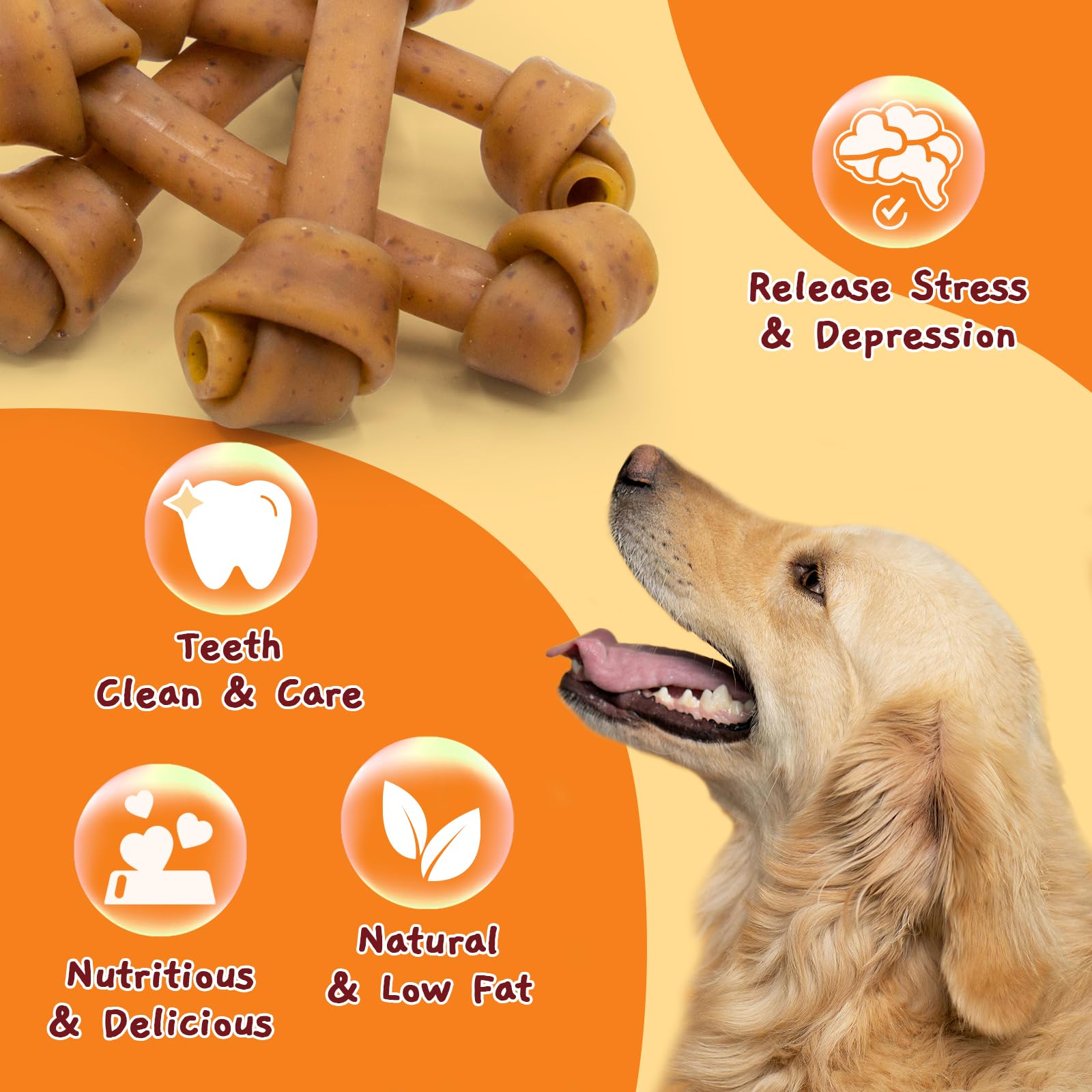 Jungle Calling chewy bone keeps dogs engaged while promoting oral health.