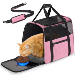 Jungyoon cat carrier top-opening for easy loading and pet comfort