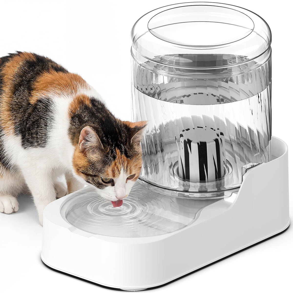 JUNSPOW automatic water dispenser for cats and dogs with 3L capacity for steady hydration.