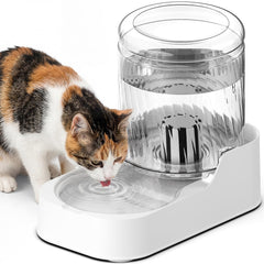 JUNSPOW automatic water dispenser for cats and dogs with 3L capacity for steady hydration.