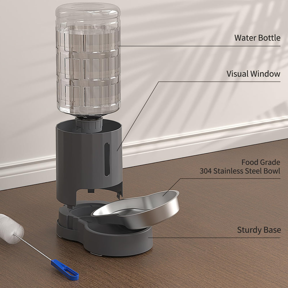 JUNSPOW BPA-free silicone placemat stabilizes the setup and protects floors.