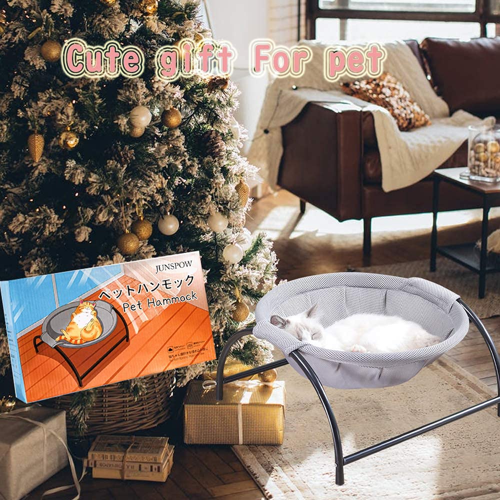 JUNSPOW bed folds for compact storage when not in use