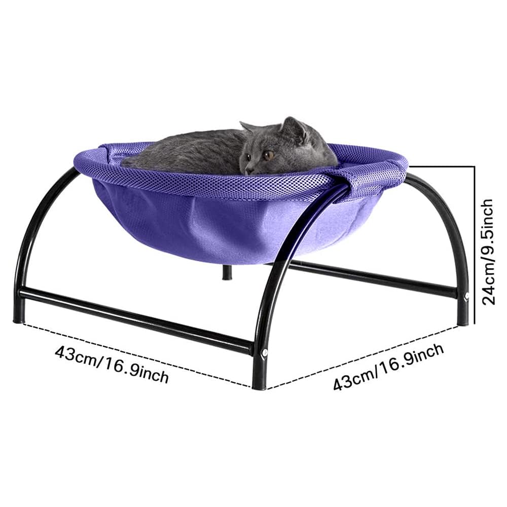 JUNSPOW easy-assembly cat bed ready for quick setup