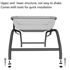 JUNSPOW cat bed square hammock folded storage easy to pack away.