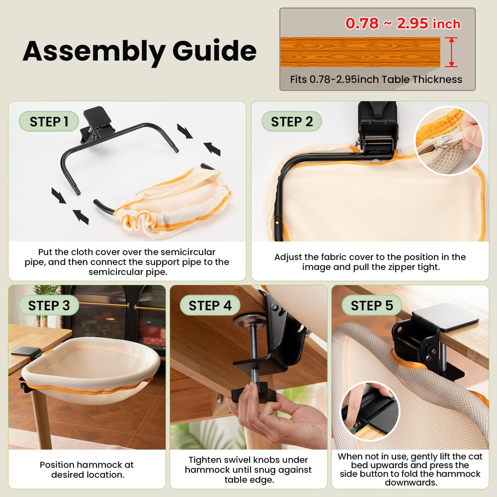 JUNSPOW space-saving design helps keep your workstation organized.