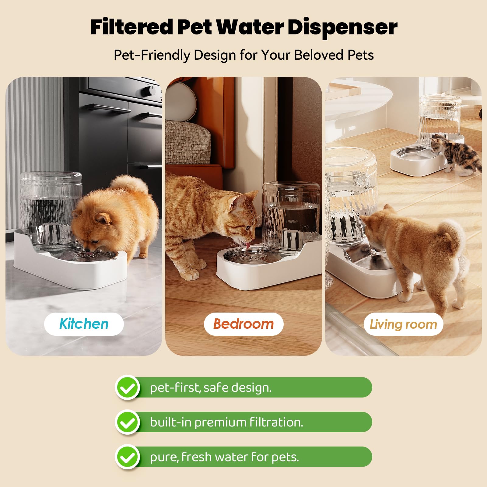 JUNSPOW dishwasher-safe parts simplify maintenance at home.