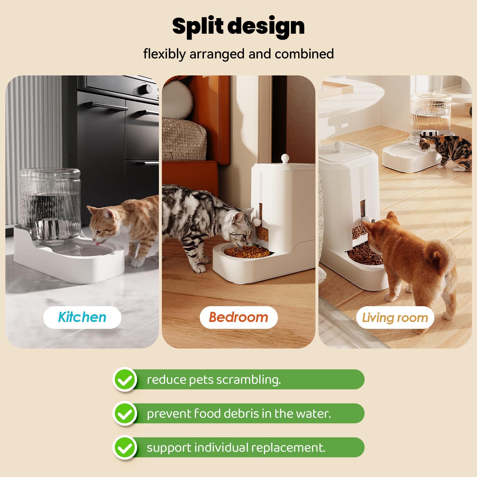 JUNSPOW easy-disassemble-cleaning simplifies thorough cleaning of parts.
