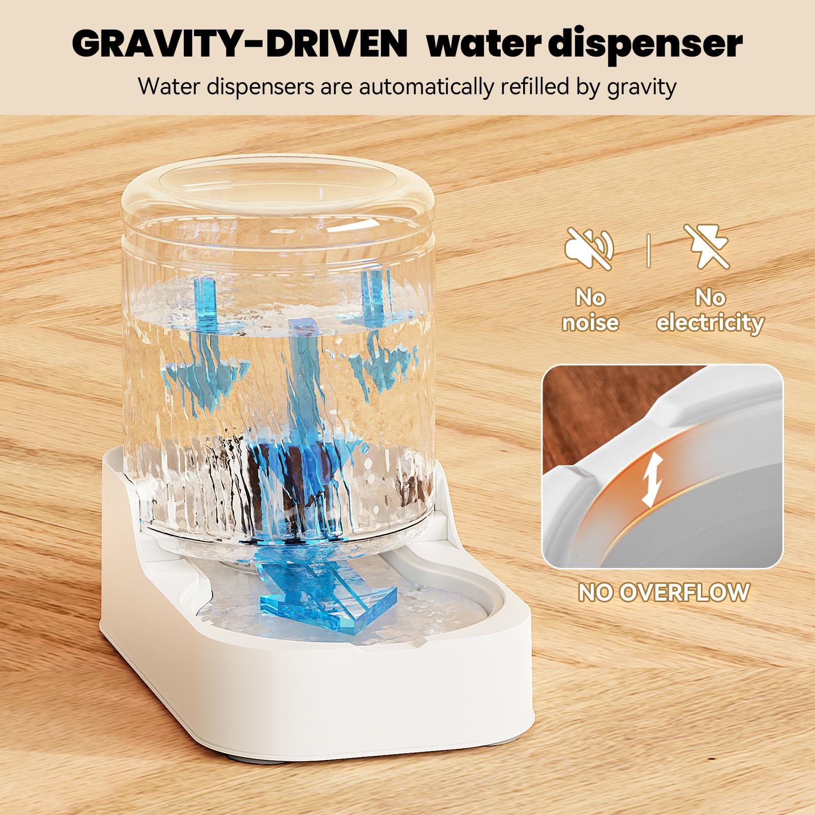 JUNSPOW dispenser with removable parts for easy cleaning.