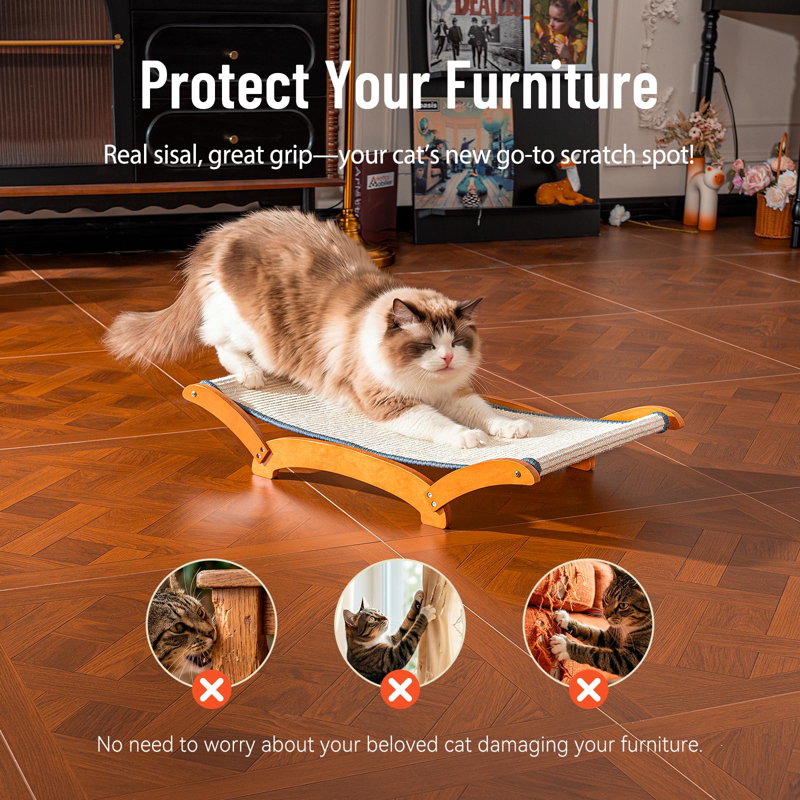 JUNSPOW furniture protection helps protect furniture from scratches.