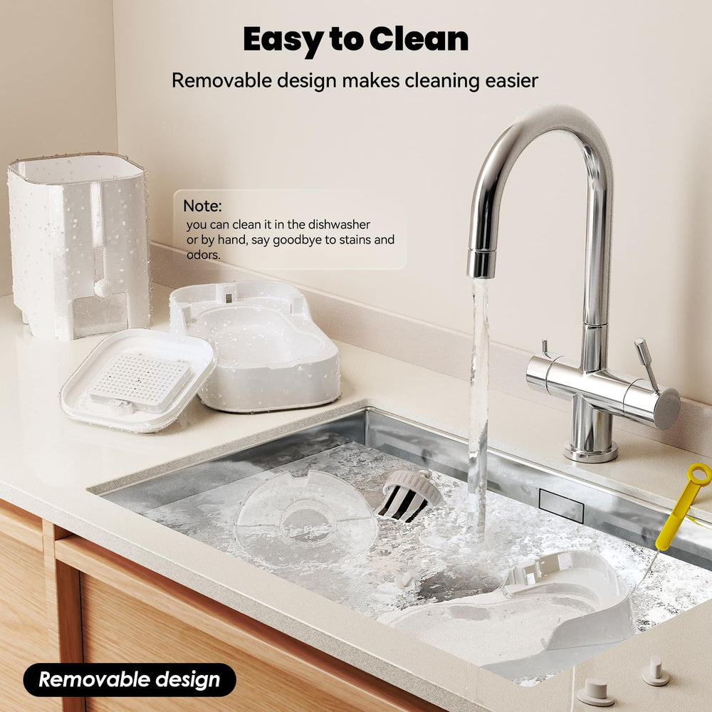 JUNSPOW pet-friendly-materials-pp-pet uses safe materials for daily meals.