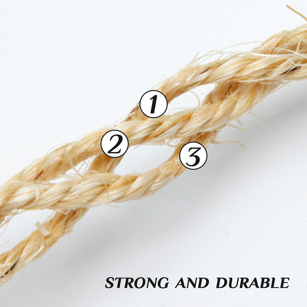 Juomid cat sisal rope used to create DIY cat toys for hours of safe play.