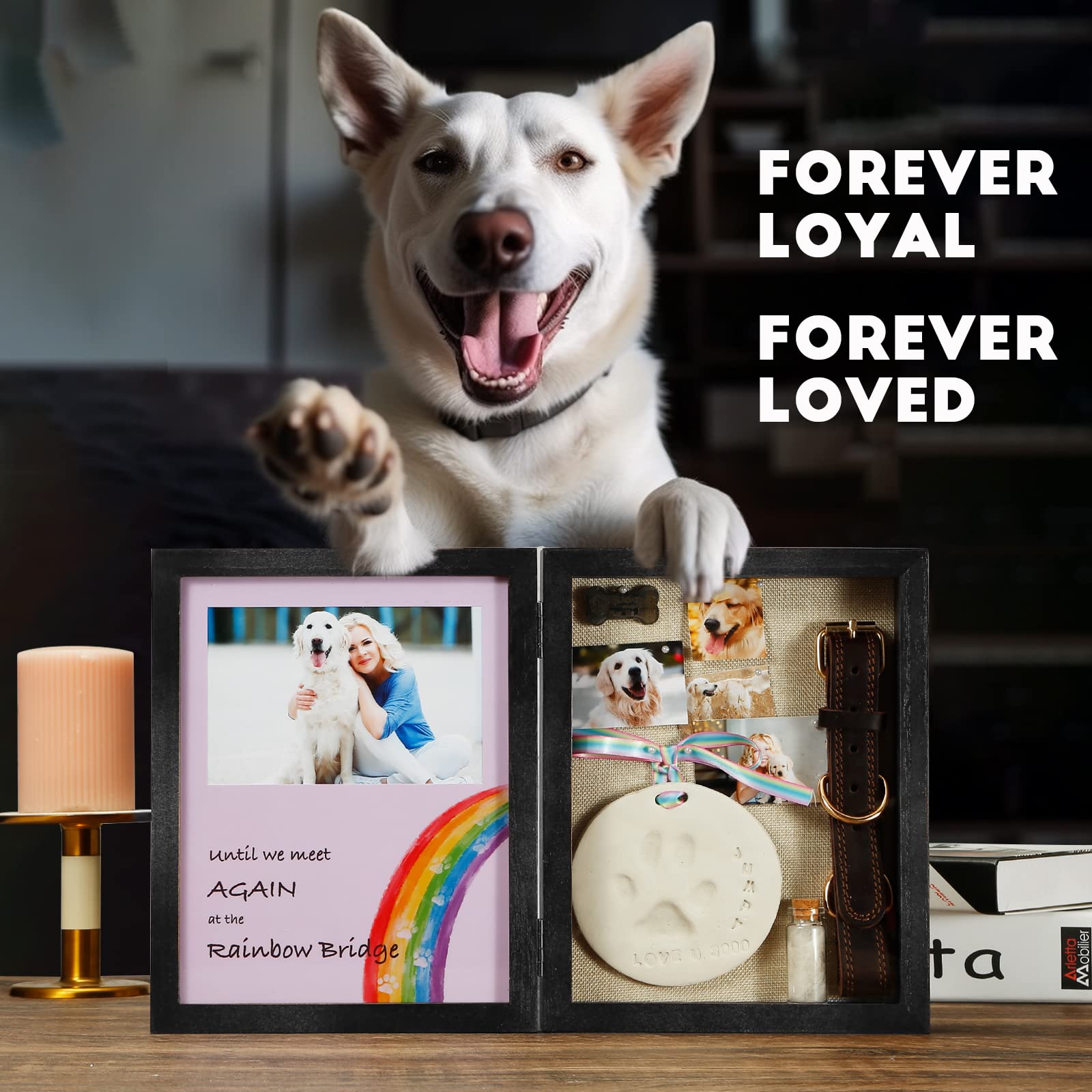 JupDec dog paw print kit to create a lasting imprint.