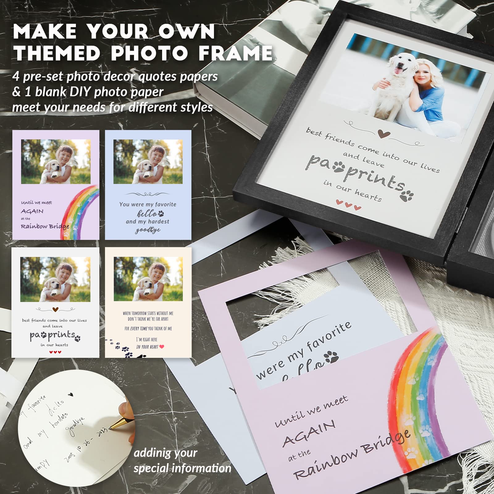 JupDec protective acrylic cover keeps mementos safe and dust-free.