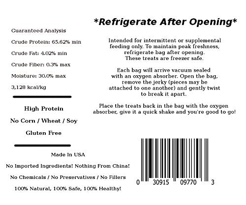Just Jerky Treats 8oz-bag offers convenient daily treats.
