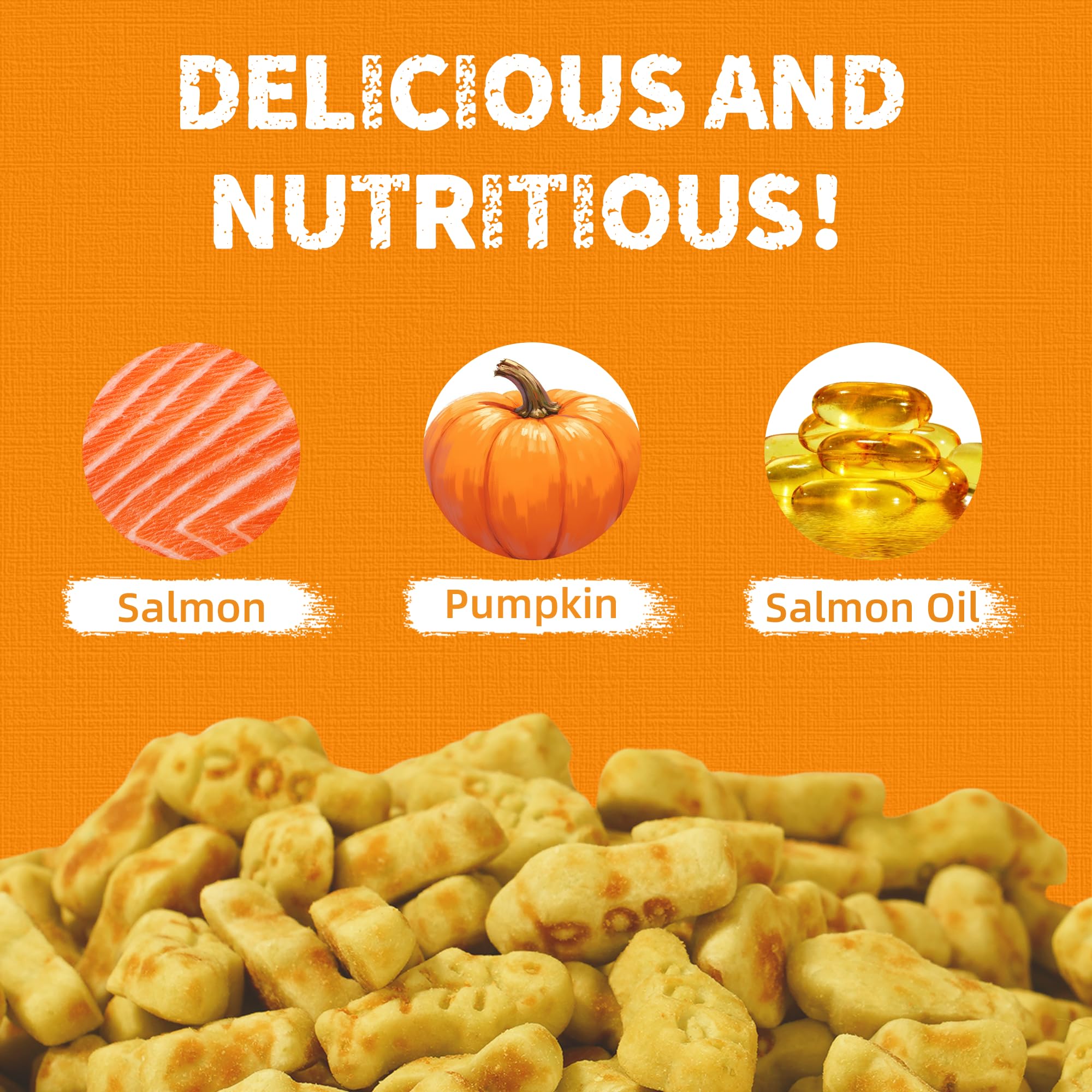 Just Try cat treats close-up shows crunchy texture for dental feel