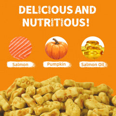 Just Try cat treats close-up shows crunchy texture for dental feel