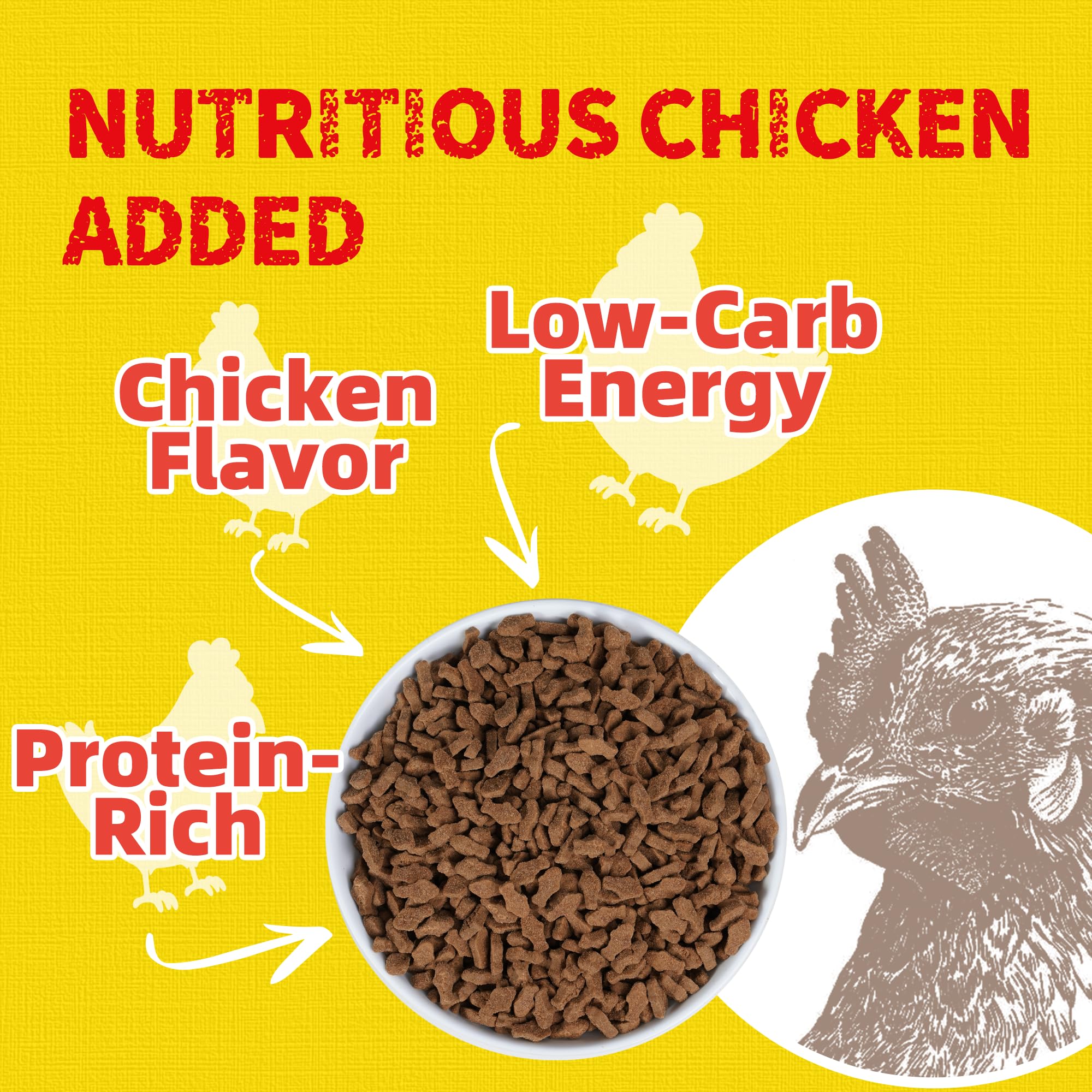 Just Try chicken cat treats close-up crunch, supporting dental care with each bite.