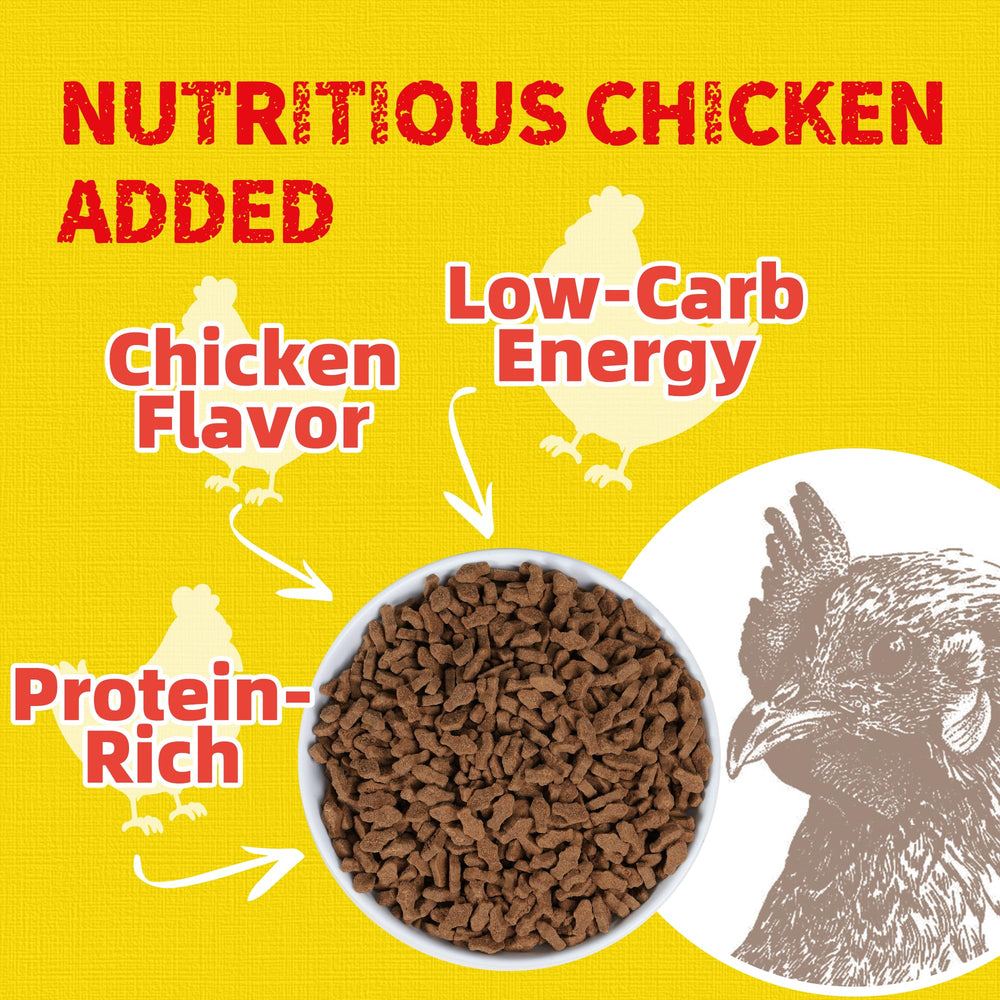Just Try chicken cat treats close-up crunch, supporting dental care with each bite.