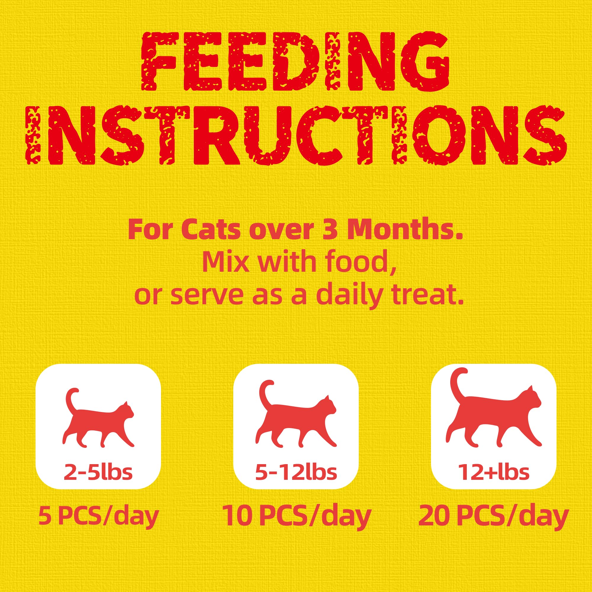Just Try chicken cat treats dental-clean texture cleans teeth between meals.