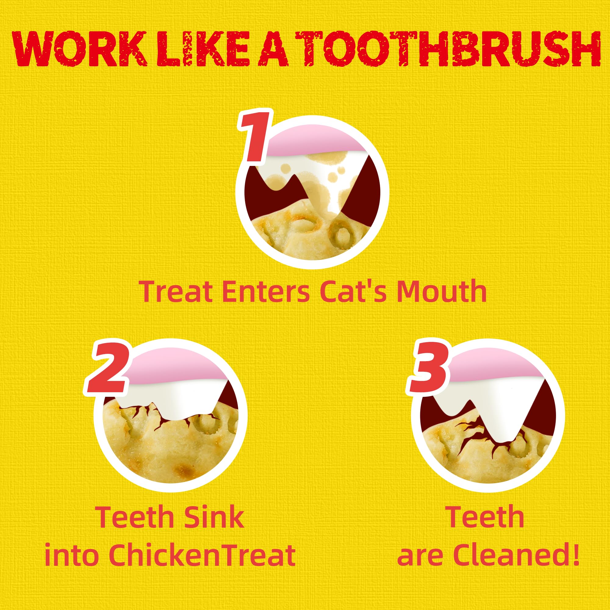 Just Try chicken cat treats grain-free formula, easy digestion for sensitive cats.