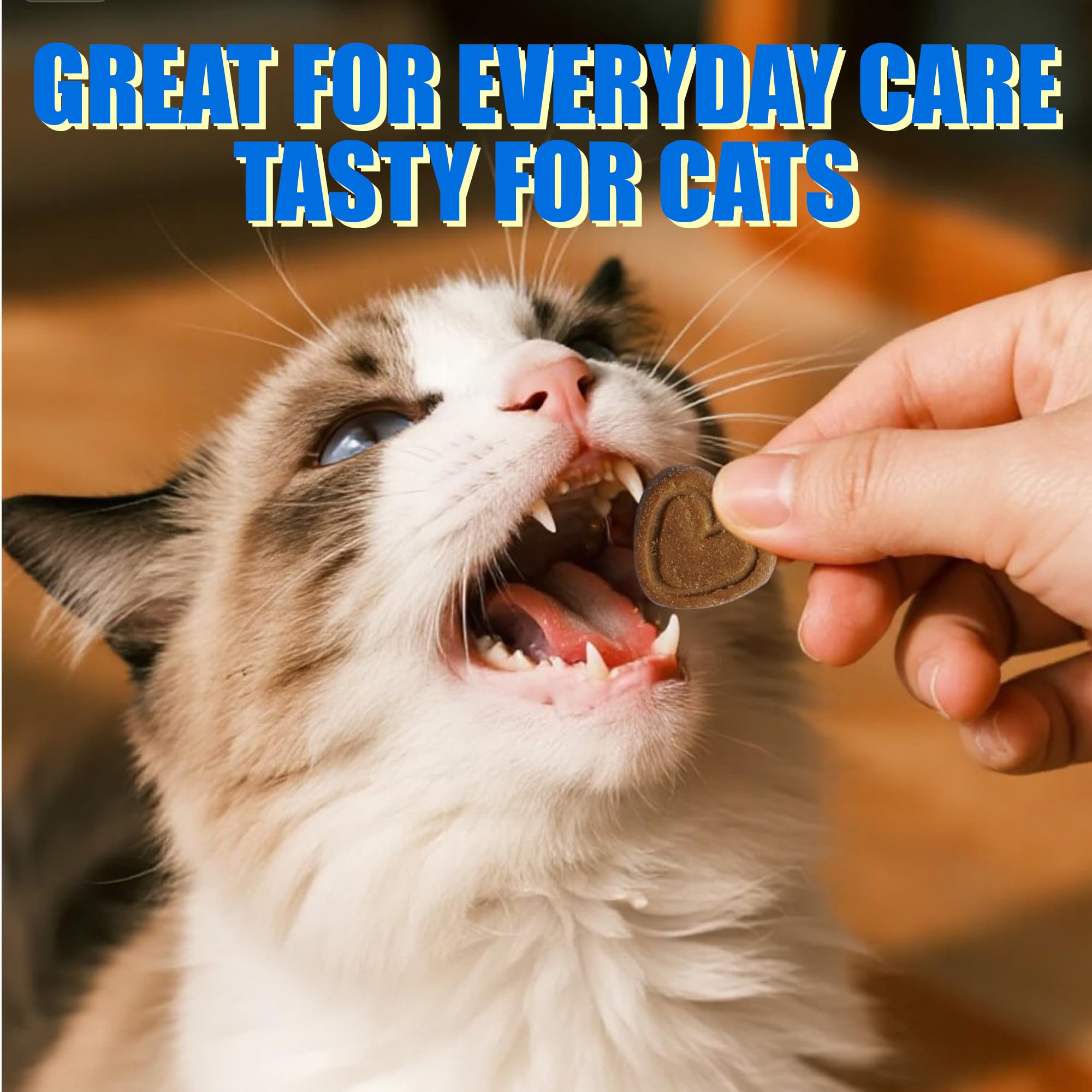 Just Try CoQ10 Heart Bites cat soft texture chews, easy daily dosing.