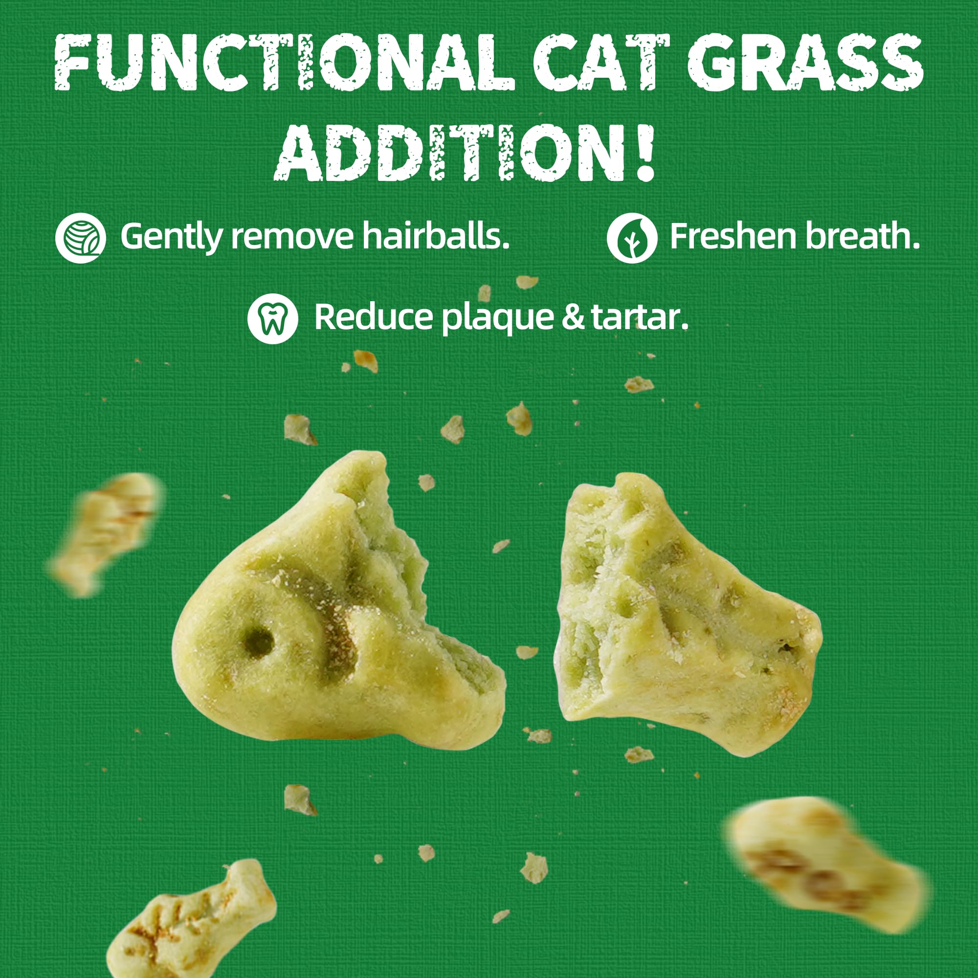 Just Try fish-shaped treats ideal for training rewards and interactive play.