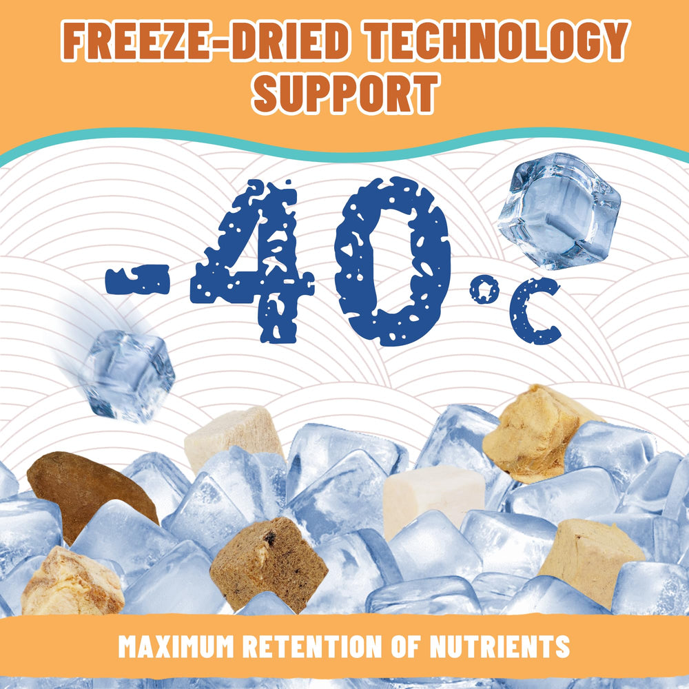 Just Try grain-free formula with no preservatives for clean feeding