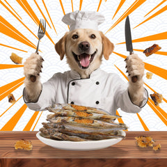 Just Try freeze-dried minnows cat treat close-up, single-ingredient goodness for cats' training.