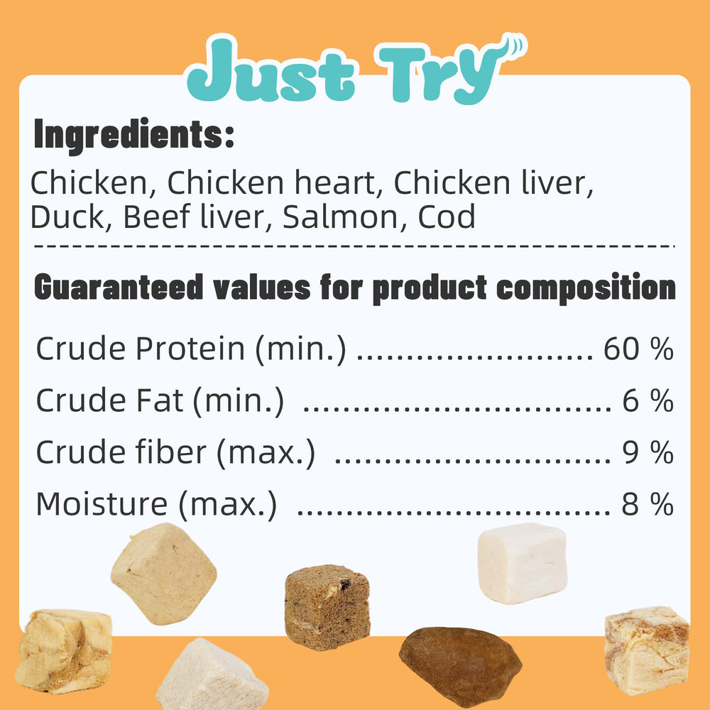Just Try cat-and-dog friendly recipe suitable for multi-pet households