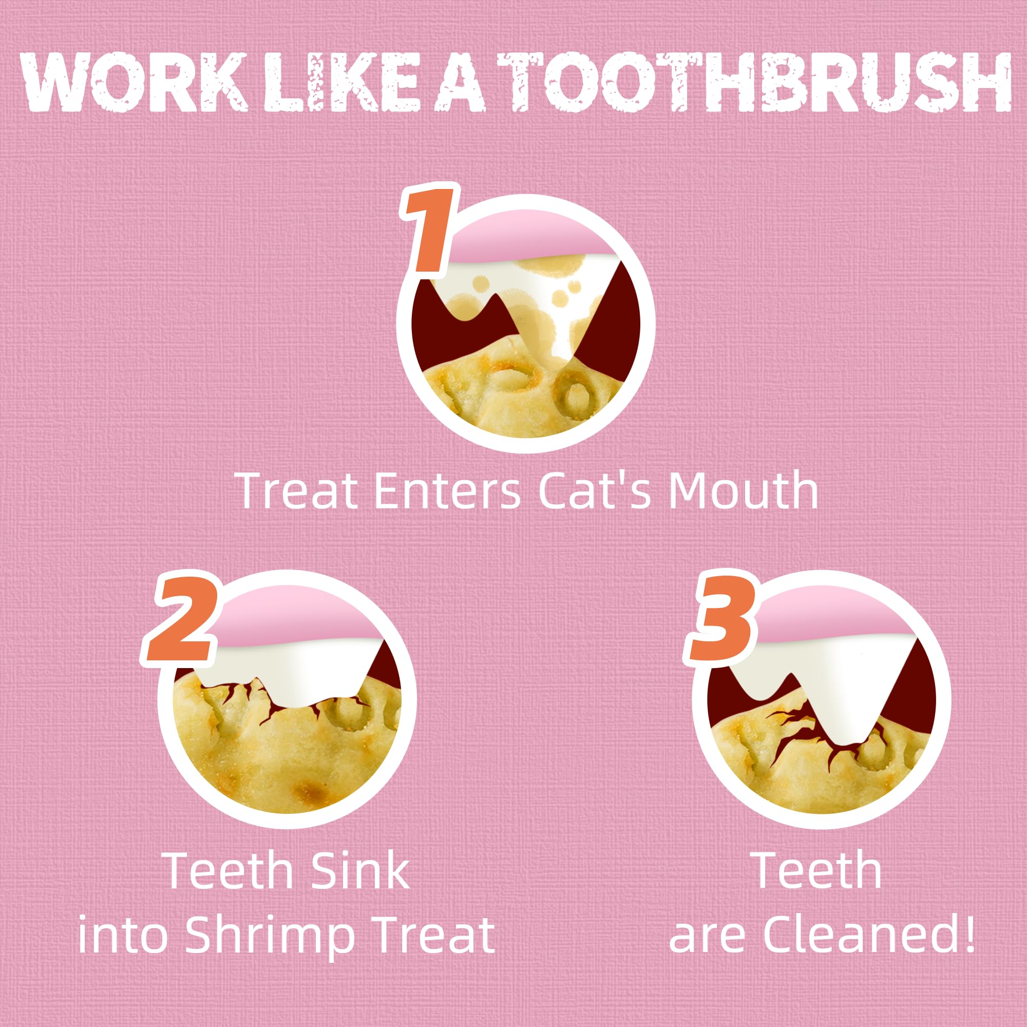 Dual-textured training treats provide tasty rewards that motivate learning.