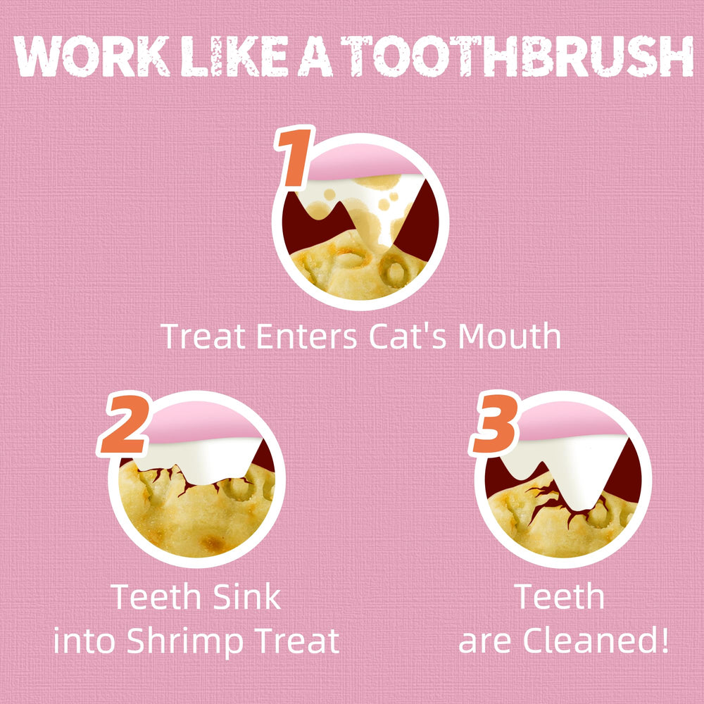 Dual-textured training treats provide tasty rewards that motivate learning.