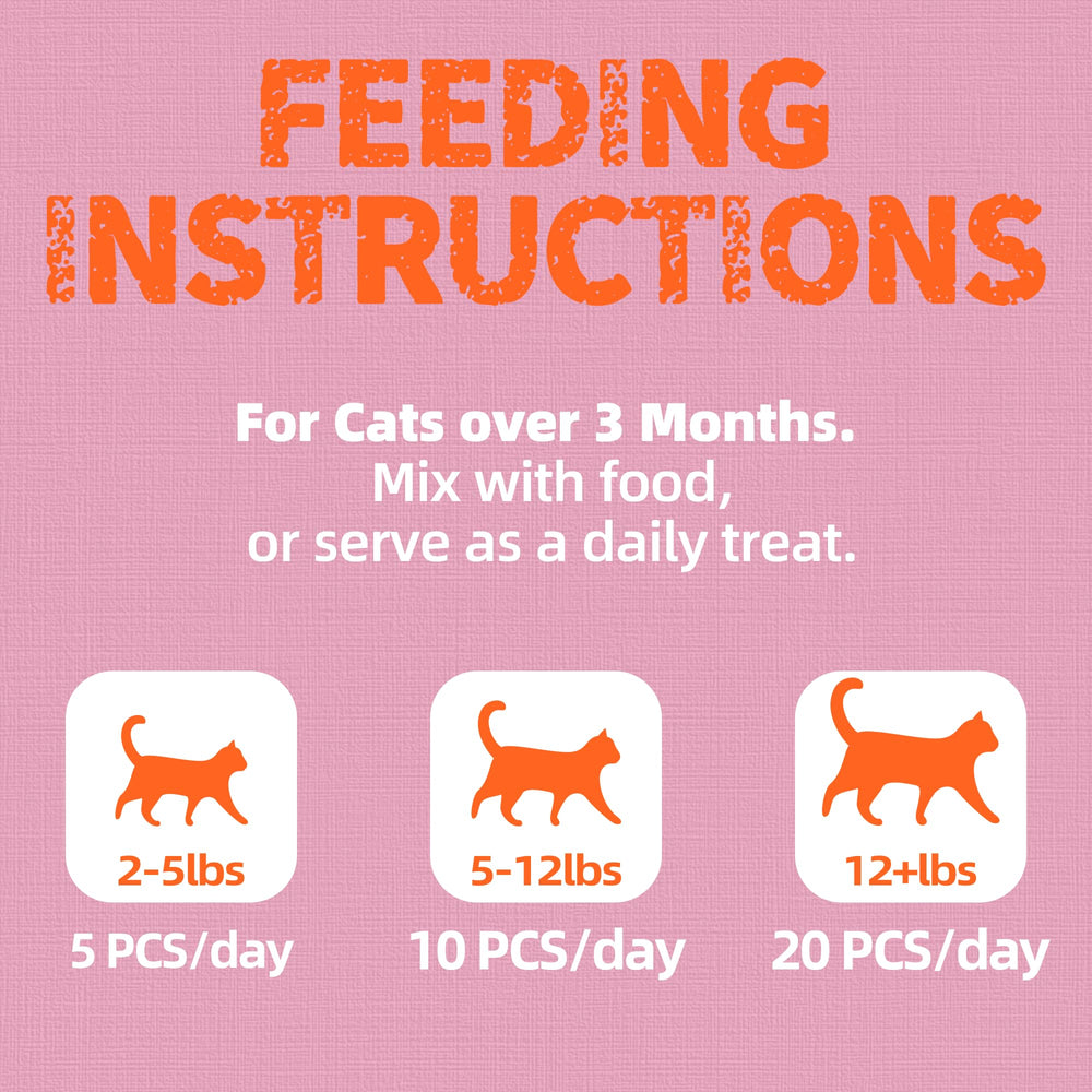 Low-calorie bites suit kittens to seniors for daily indulgence.