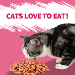 Just Try dental-cleaning crunchy treats help reduce tartar buildup.