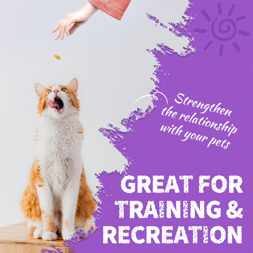 Just Try Lysine Cat Treats kitten-friendly snack for kittens and cats.