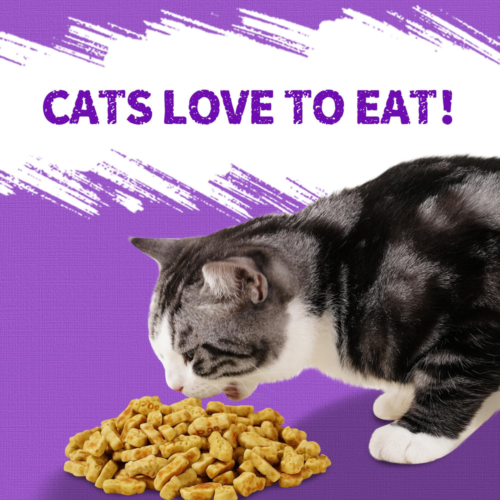 Just Try Lysine Cat Treats training rewards biscuit, encouraging positive behavior during training.