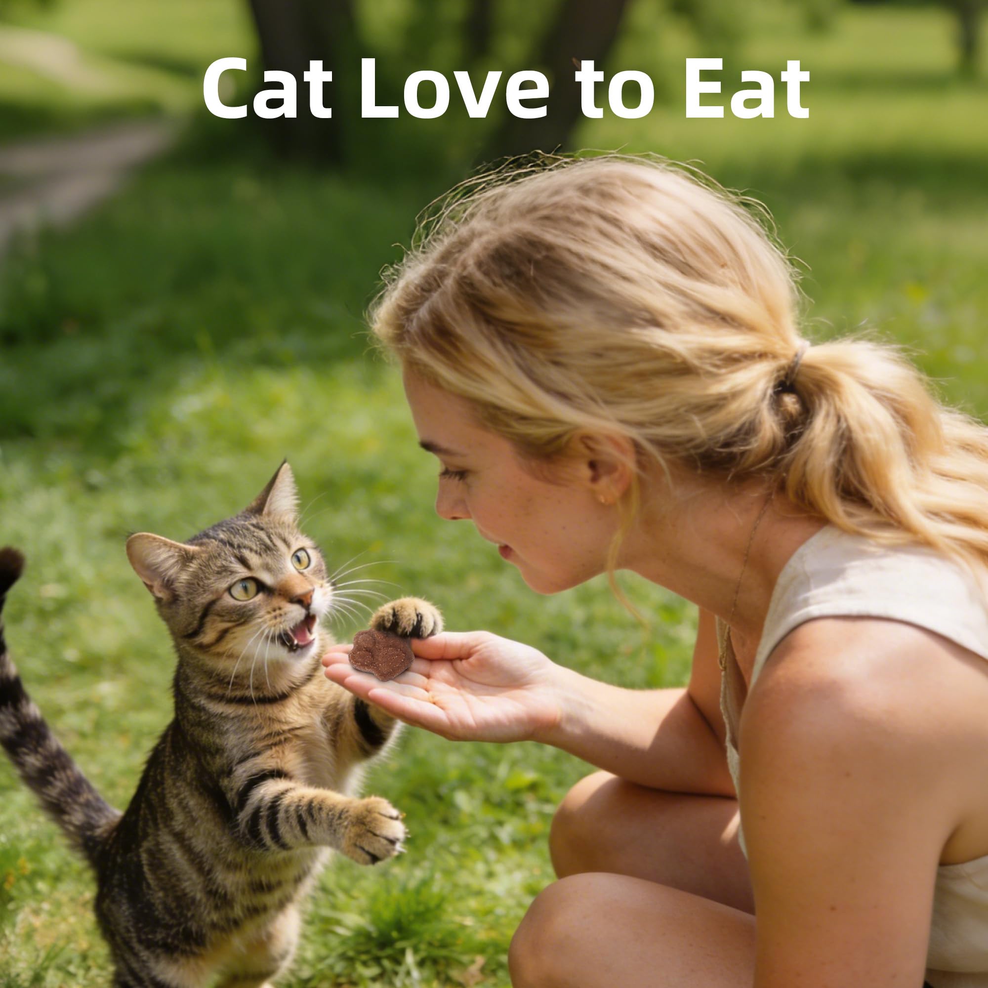 Just Try multivitamin-enriched cat treats with vitamins C & E for immune support