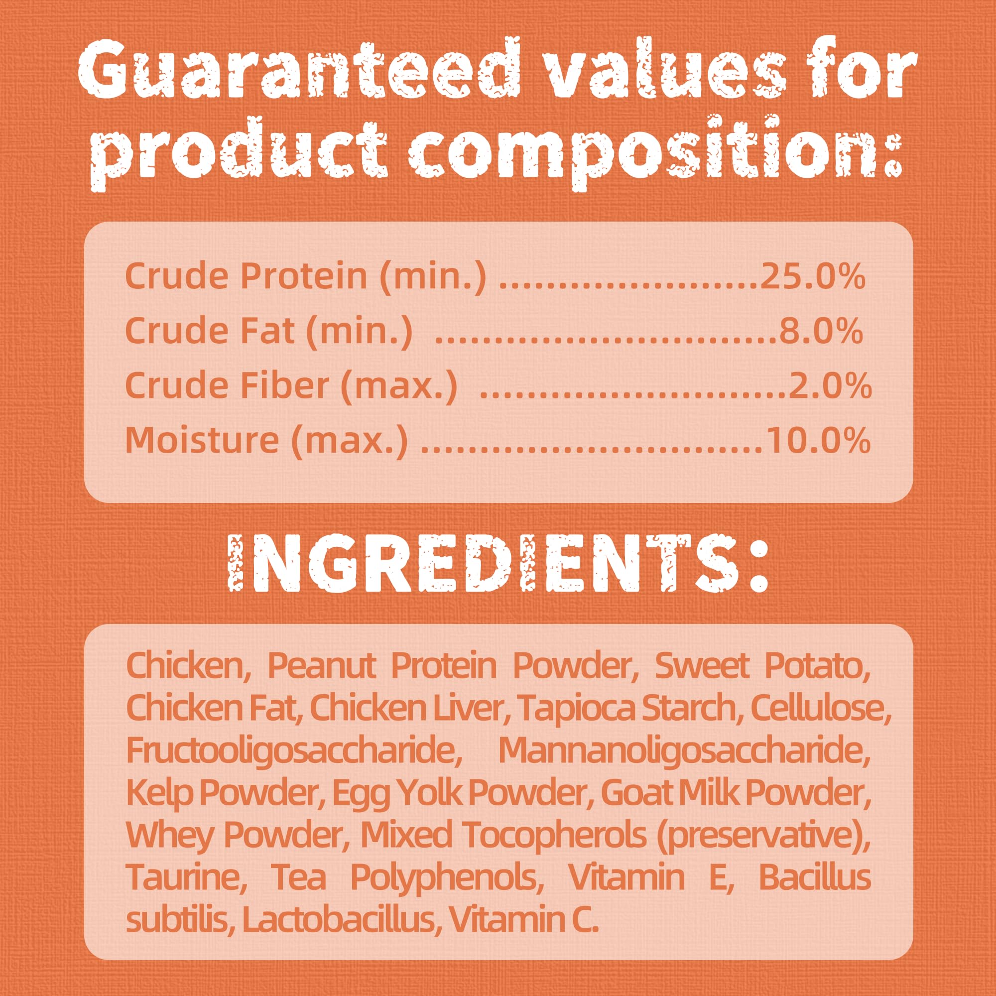 Chicken-flavor Just Try treats entice cats with savory probiotic benefits.